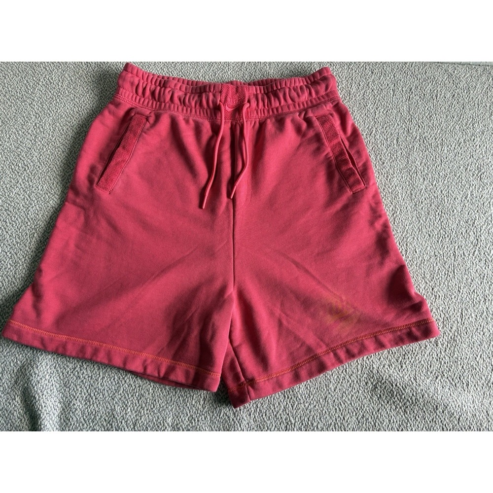 Nike Pink Fleece Shorts Women's Small Athleisure Lounge Sweat Shorts - Picture 2 of 15